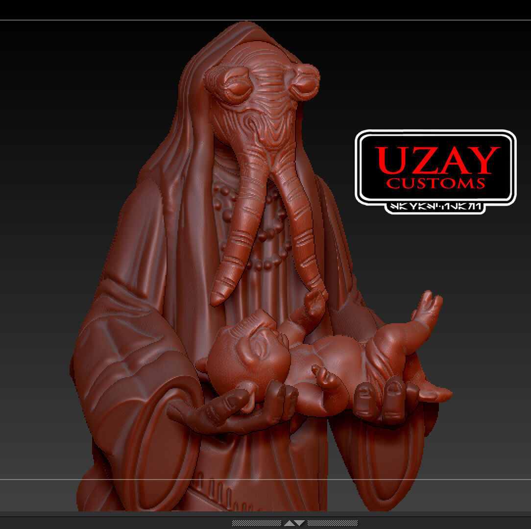star wars the AKI AKI full set  episode 9 3D print model 3D print model_6