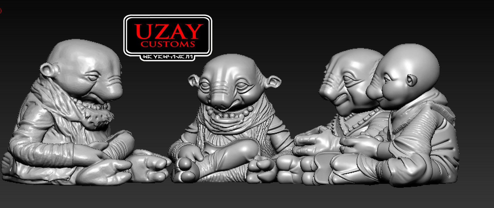 star wars the AKI AKI full set  episode 9 3D print model 3D print model_3