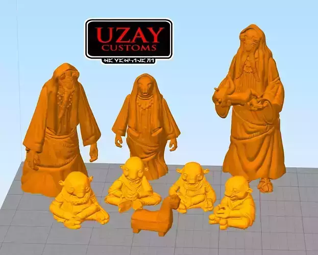 star wars the AKI AKI full set  episode 9 3D print model