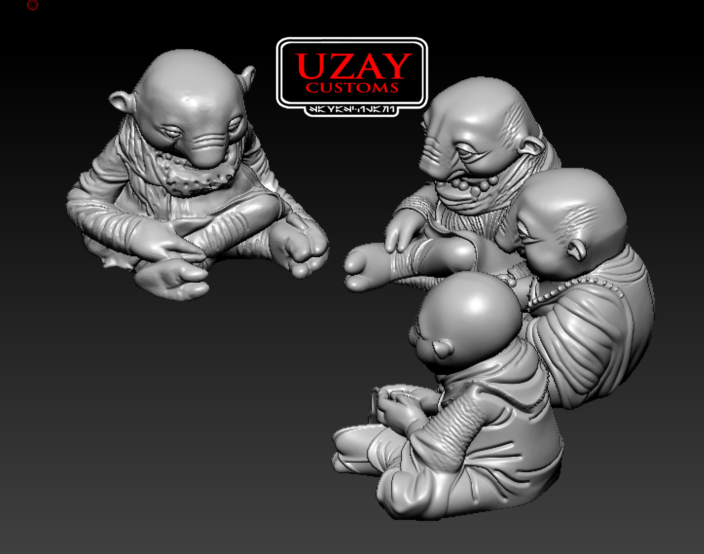 star wars the AKI AKI full set  episode 9 3D print model 3D print model_4