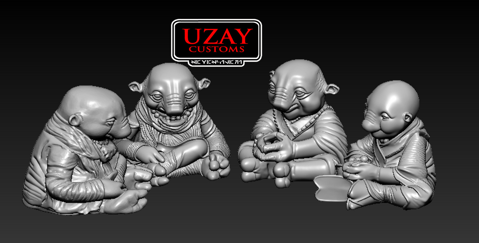 star wars the AKI AKI full set  episode 9 3D print model 3D print model_2