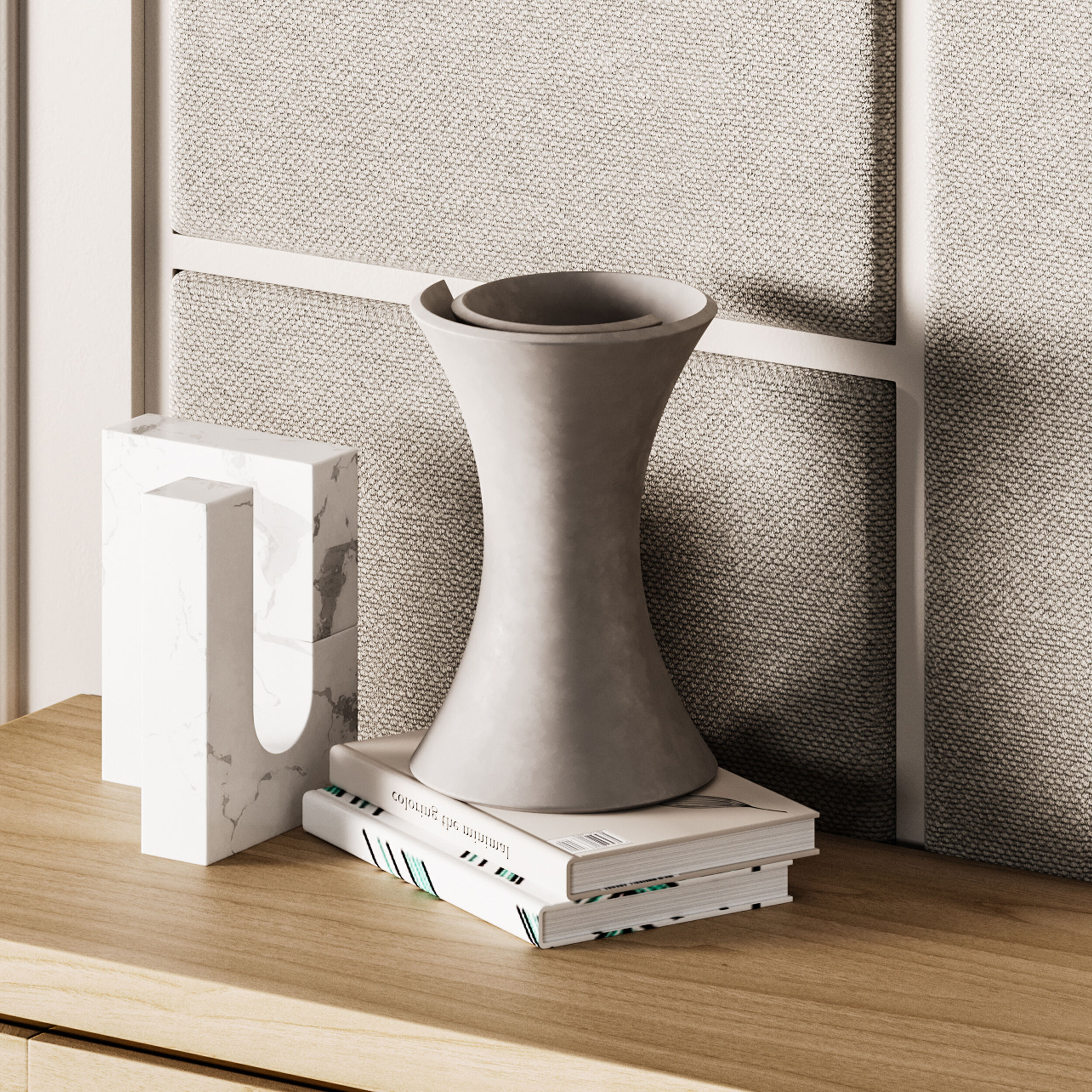 Modern TV Wall 031 3D model_7