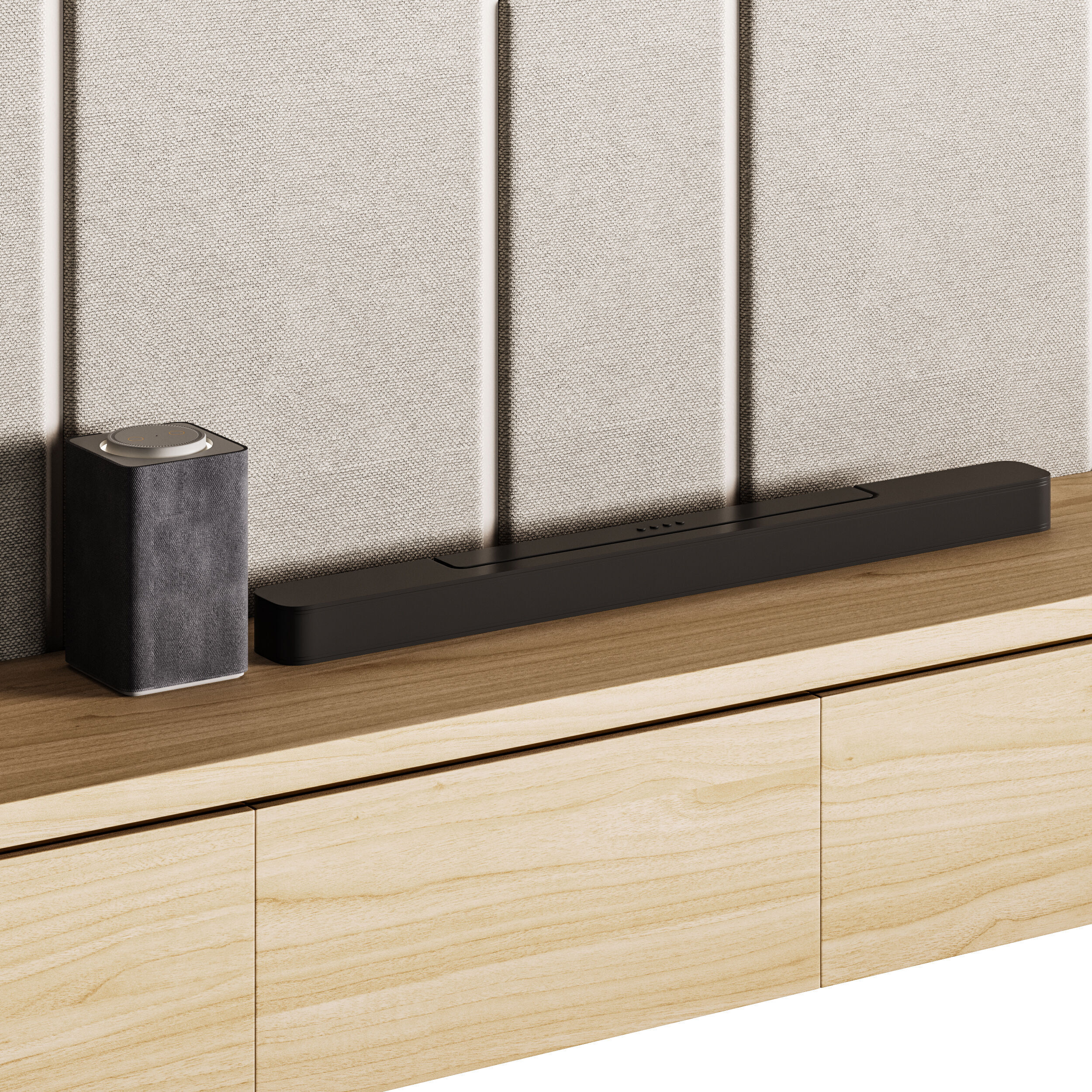 Modern TV Wall 031 3D model_11