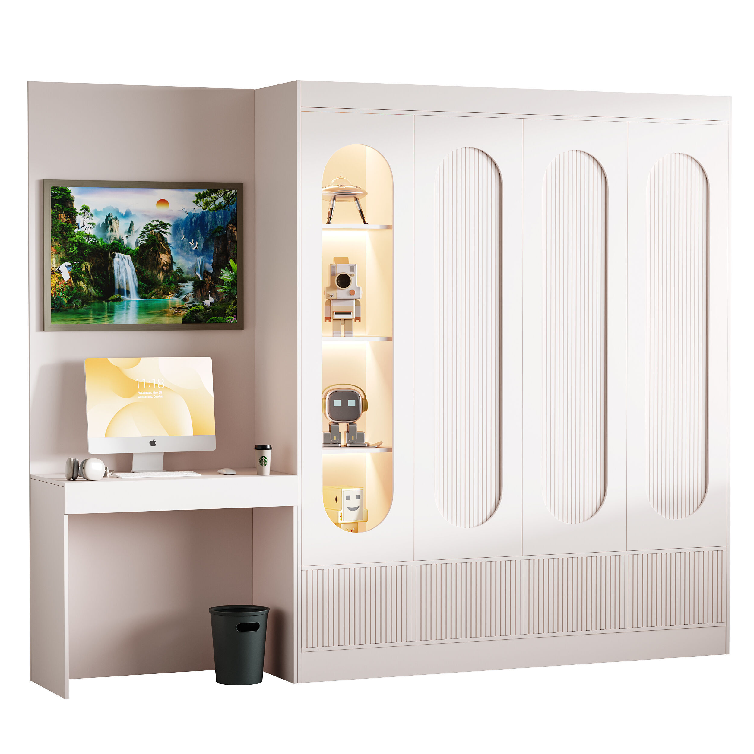 Modern Workplace 111 3D model_3