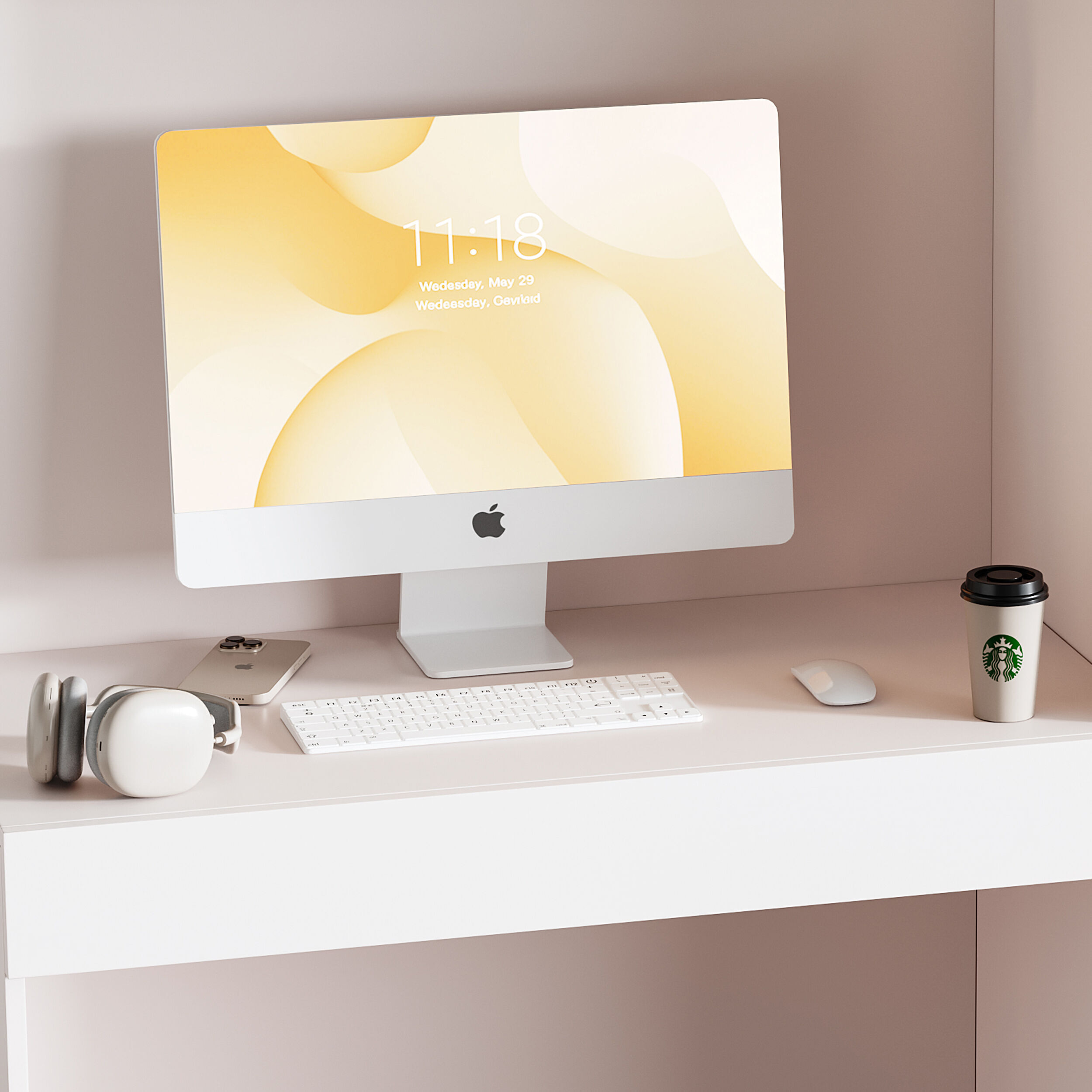 Modern Workplace 111 3D model_12