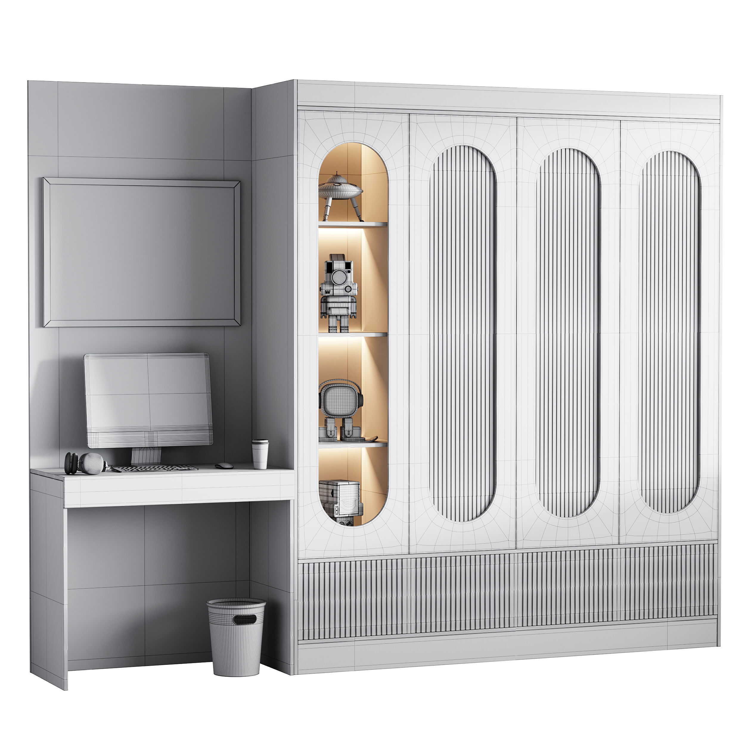 Modern Workplace 111 3D model_13