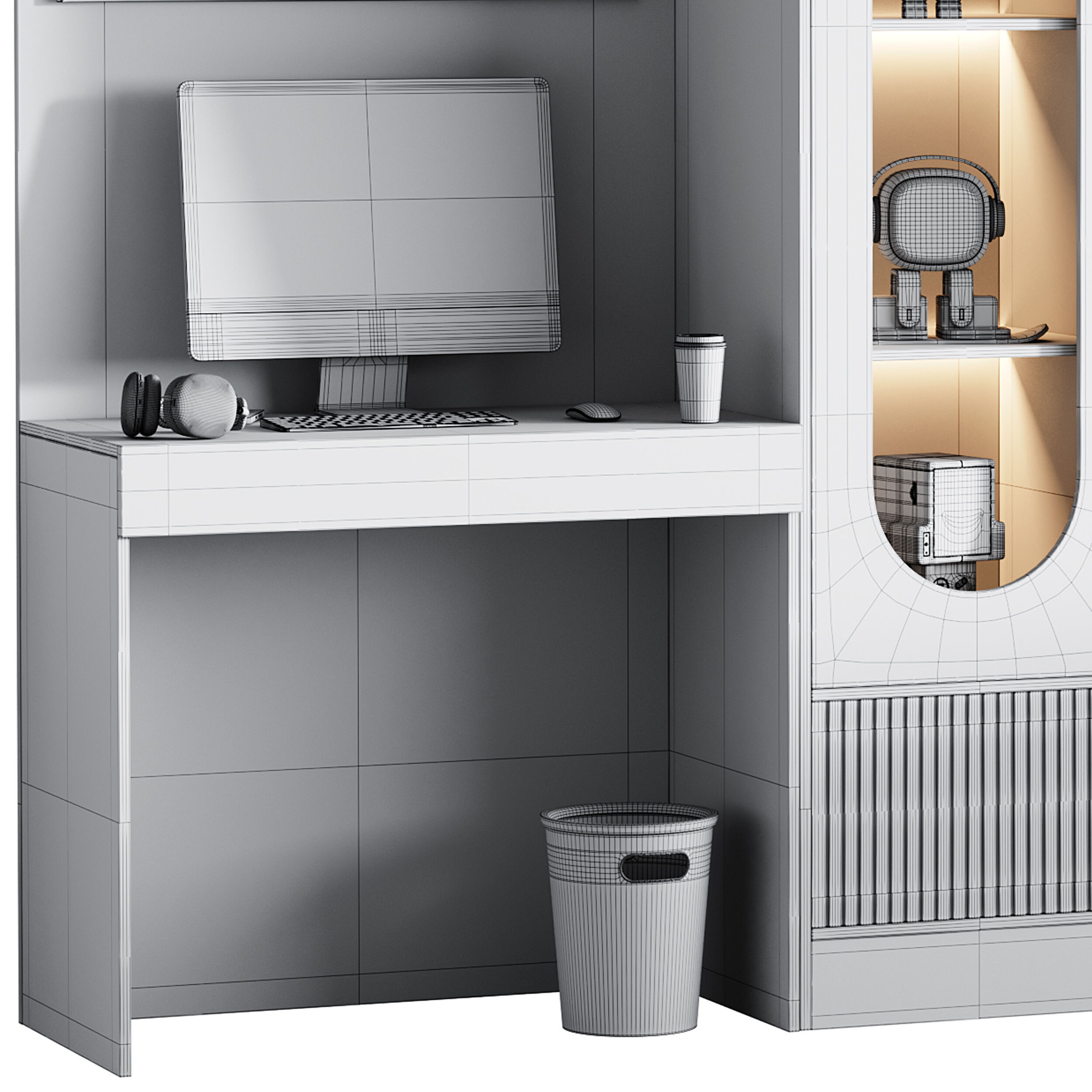 Modern Workplace 111 3D model_14