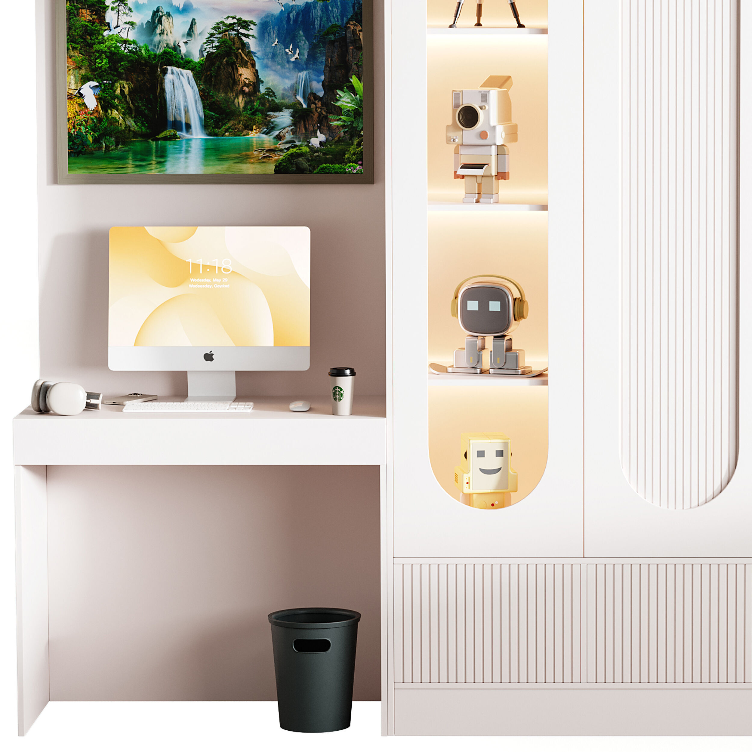 Modern Workplace 111 3D model_10