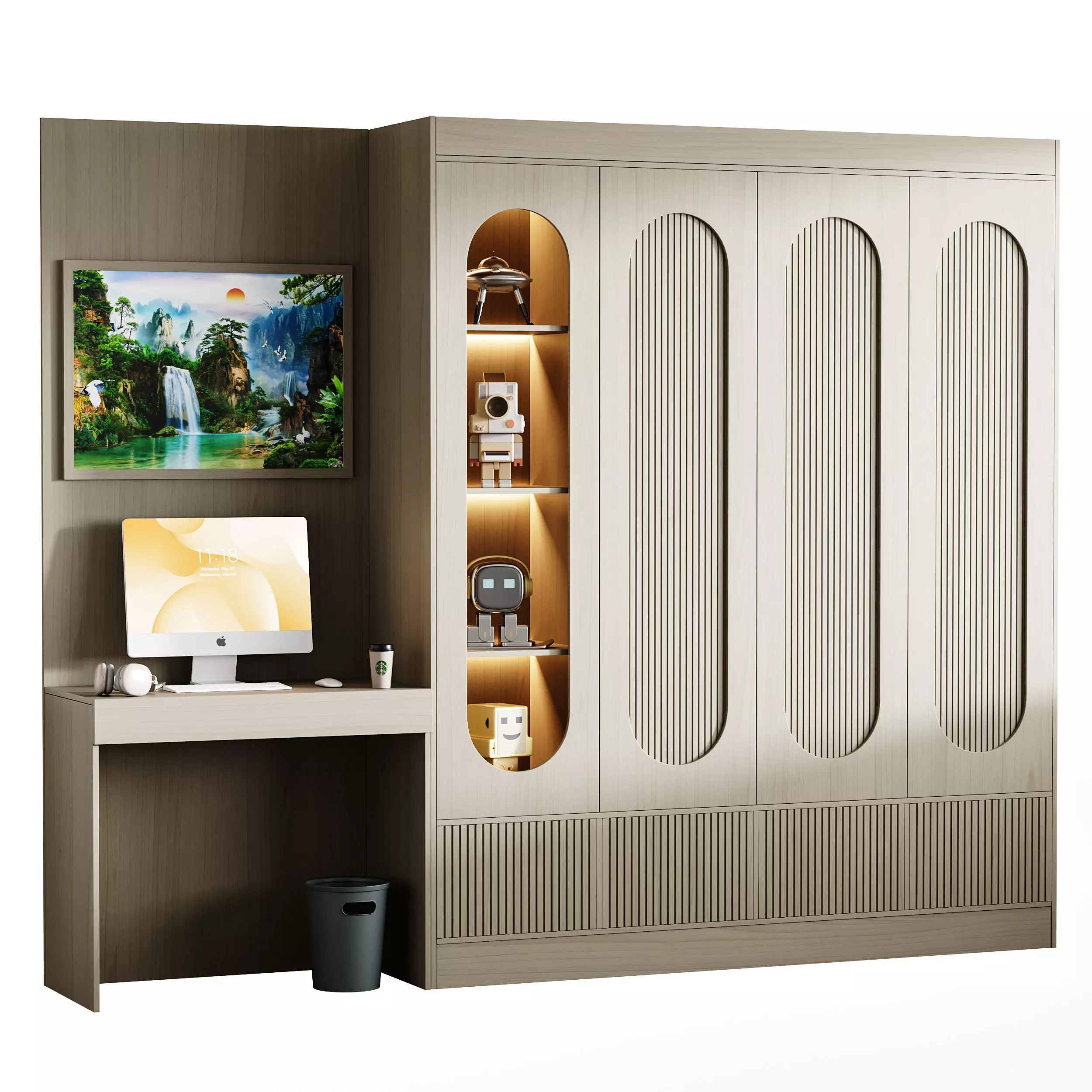 Modern Workplace 111 3D model_0