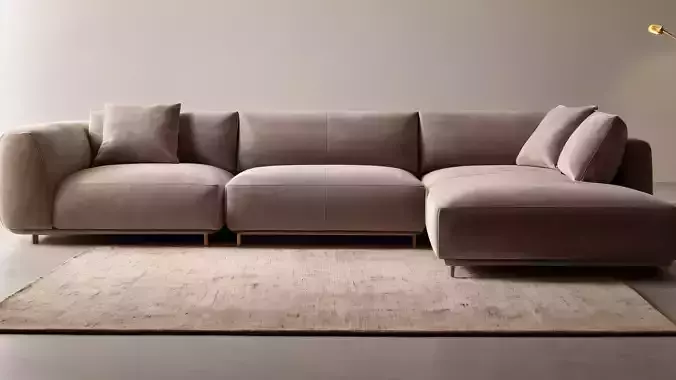 SOHO DEEP CURVE MODULAR SOFA