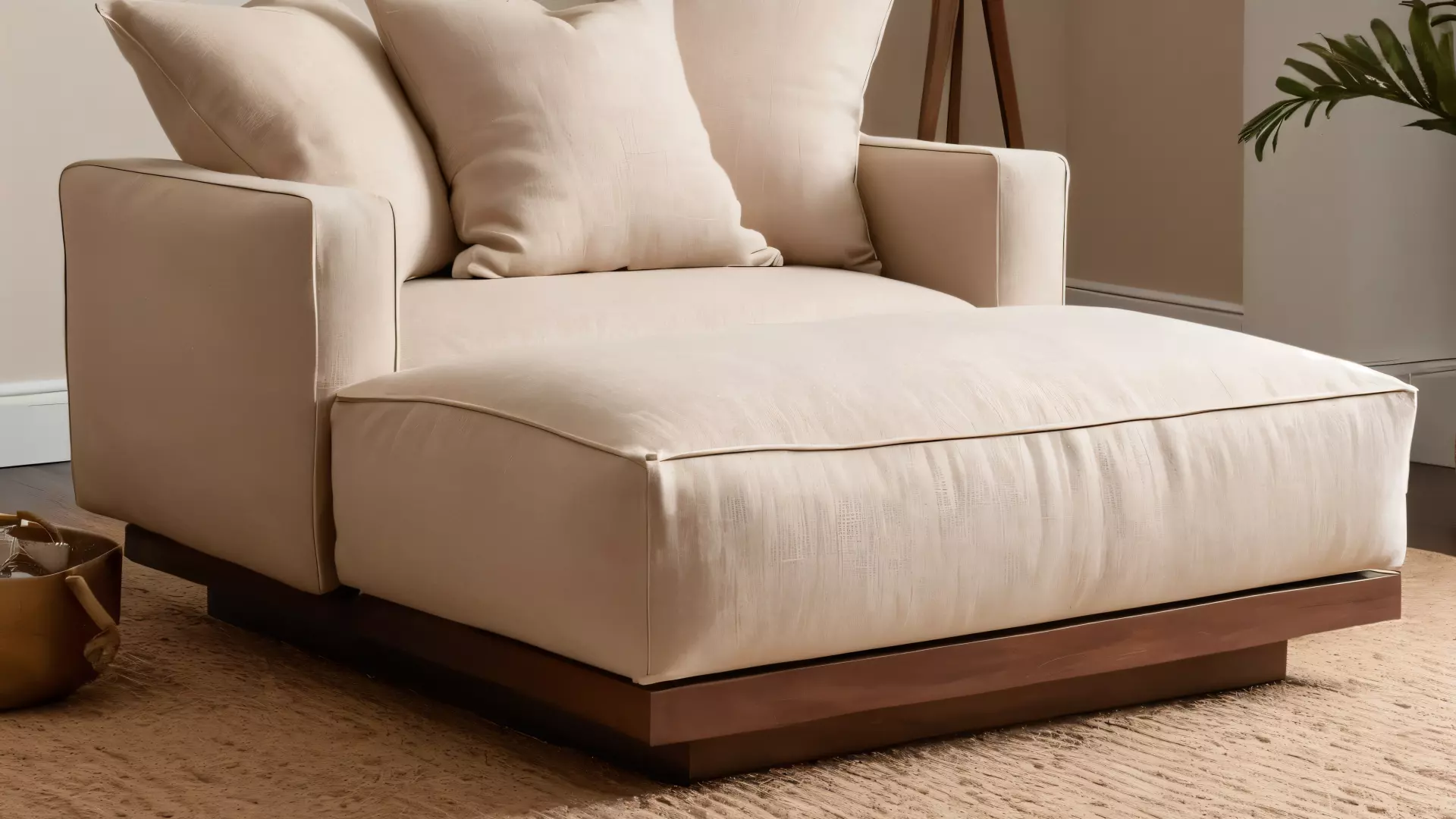 DUNE LOW PROFILE LOUNGER Low-poly 3D model_0