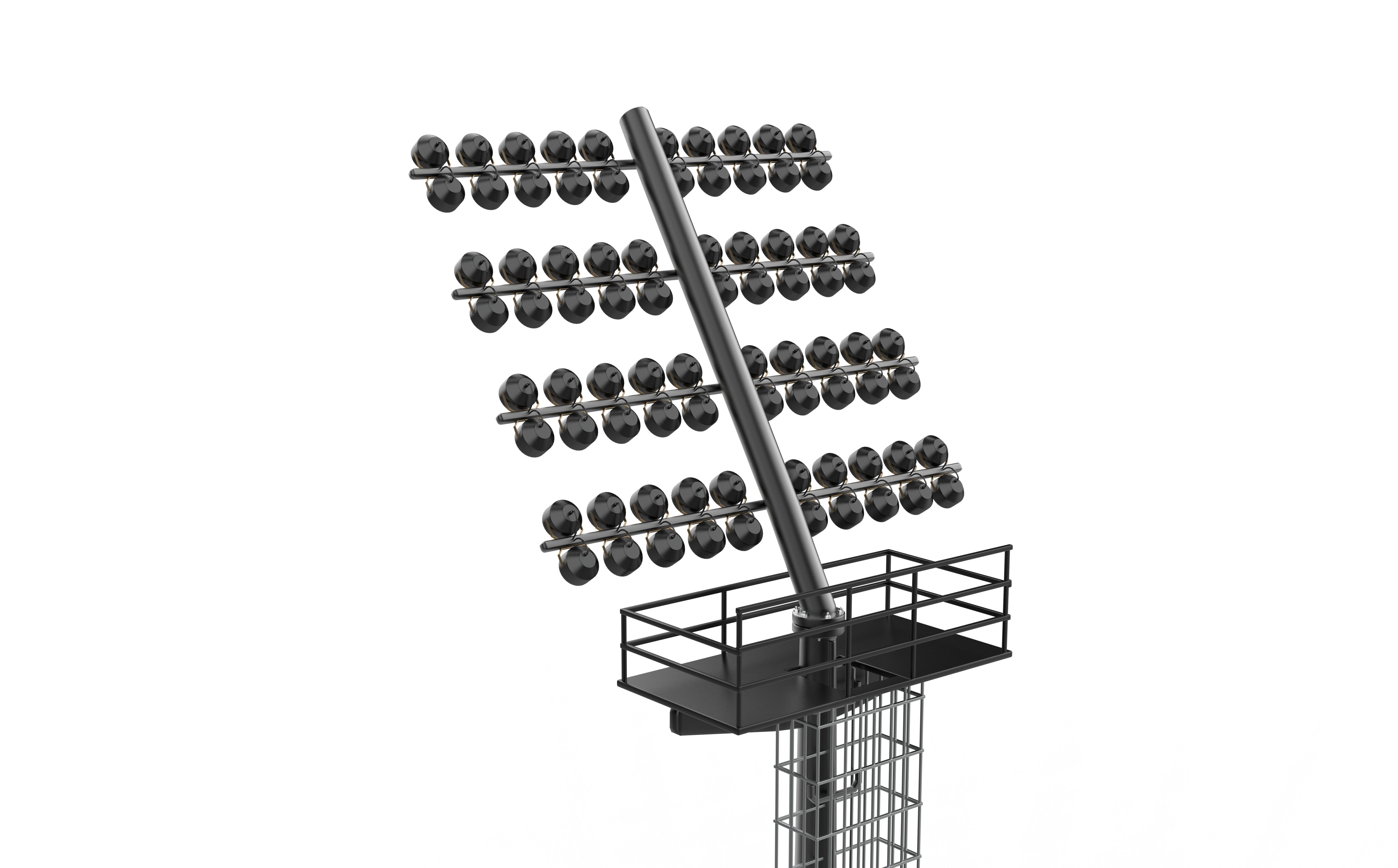Stadium Light Tower  3D model_15