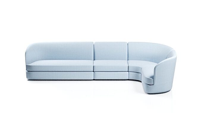 Lombard Street V Sectional Three by Yabu Pushelberg 3D model