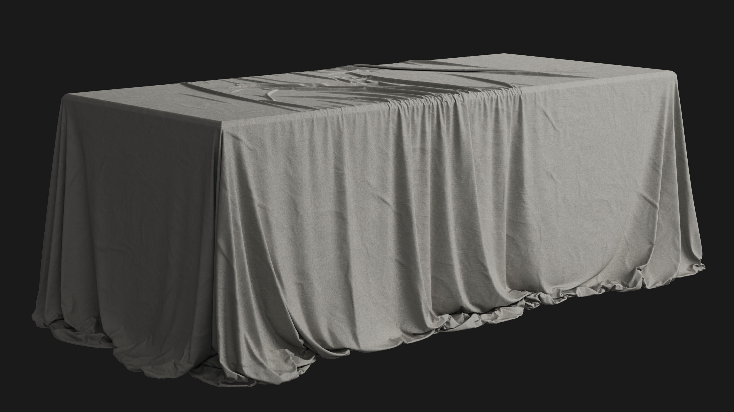 Covered Table 02 3D model_4