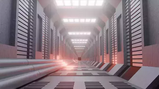 Sci-Fi Hallway
