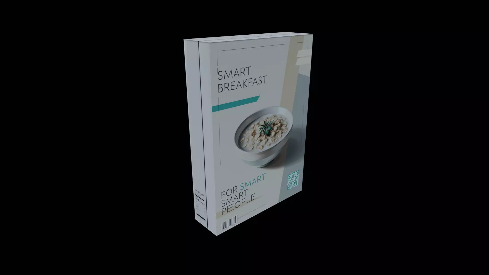 Dry breakfast and cereal-Instant Oatmeal-GAME READY PBR Low-poly 3D model_0