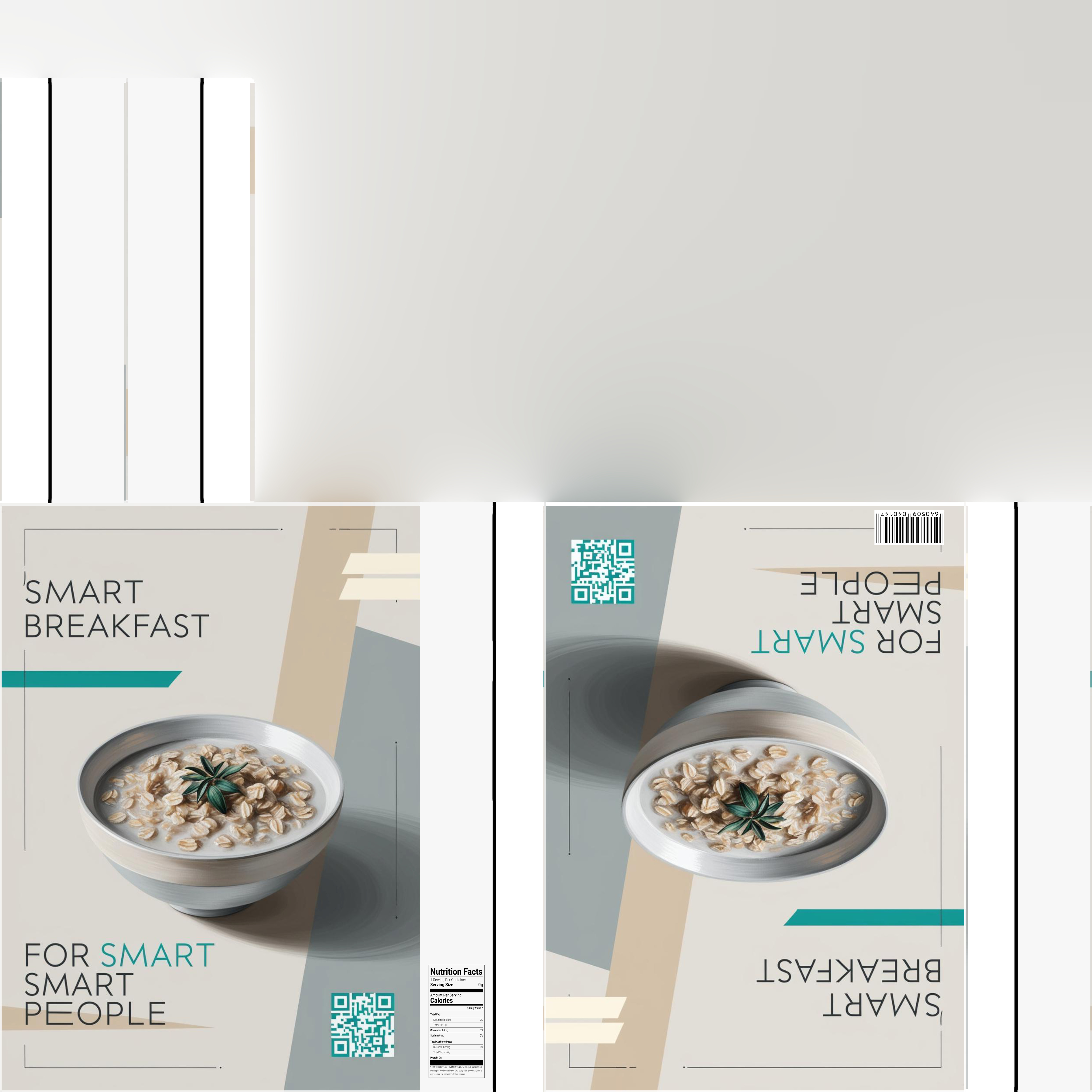 Dry breakfast and cereal-Instant Oatmeal-GAME READY PBR Low-poly 3D model_16