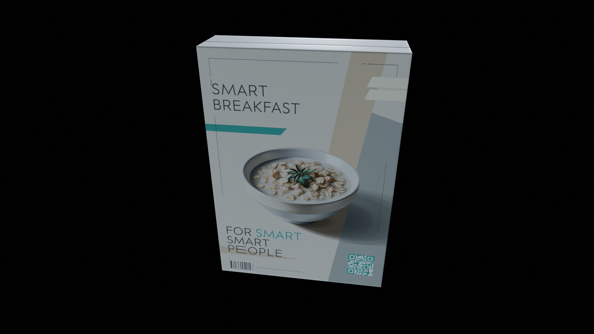 Dry breakfast and cereal-Instant Oatmeal-GAME READY PBR Low-poly 3D model_6