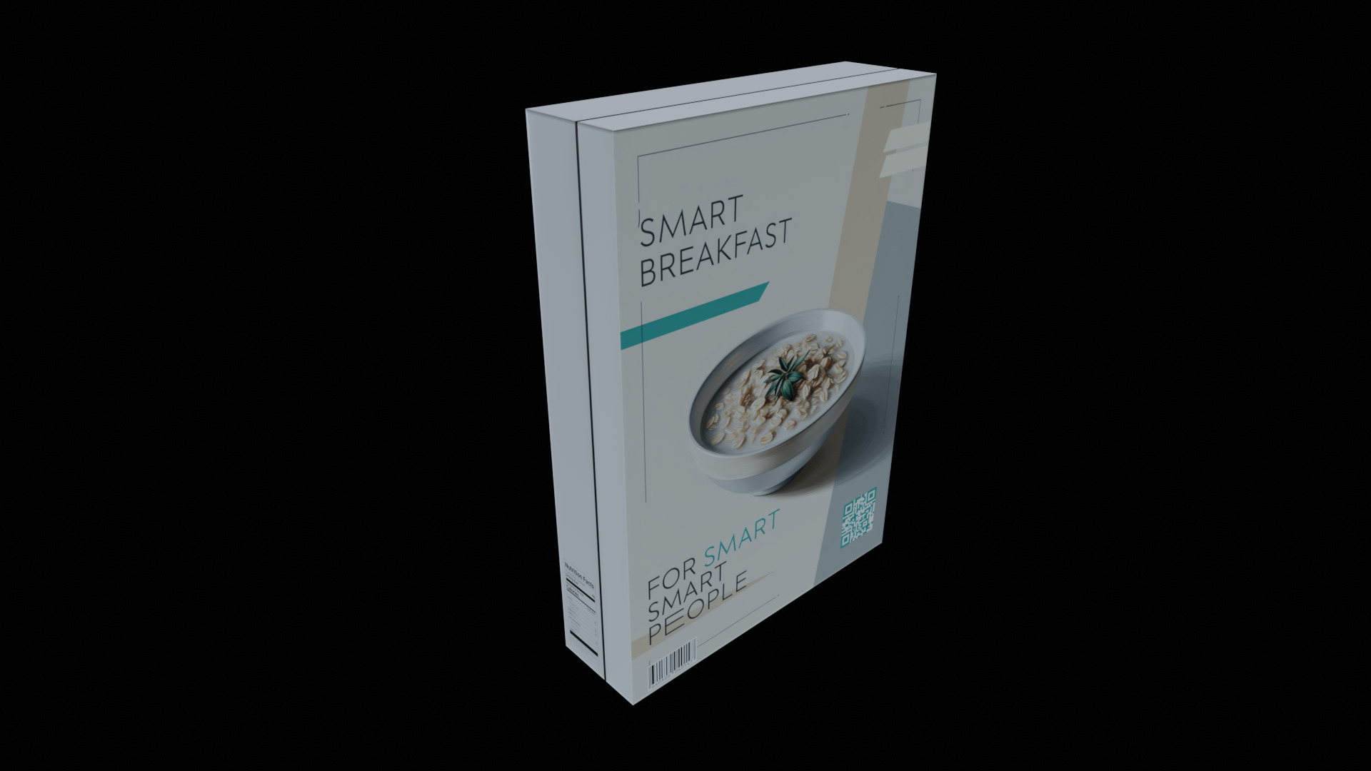 Dry breakfast and cereal-Instant Oatmeal-GAME READY PBR Low-poly 3D model_4