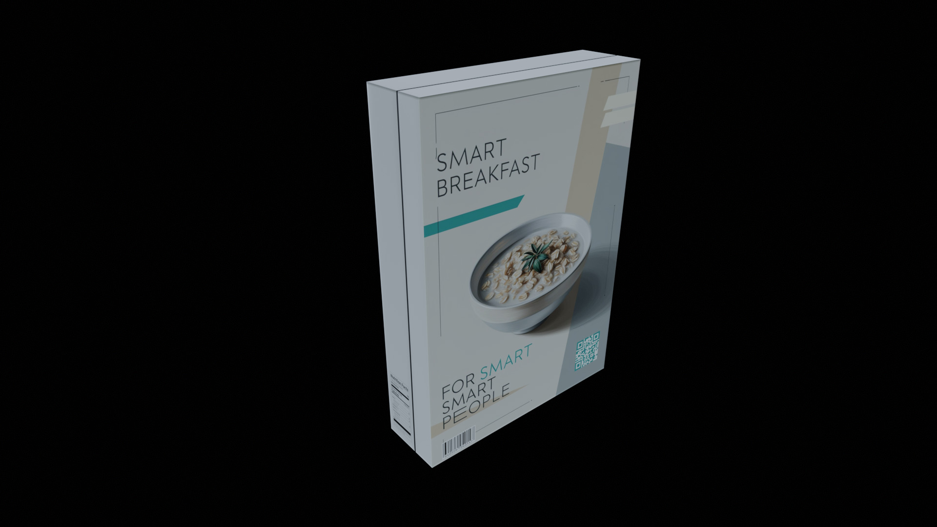 Dry breakfast and cereal-Instant Oatmeal-GAME READY PBR Low-poly 3D model_10