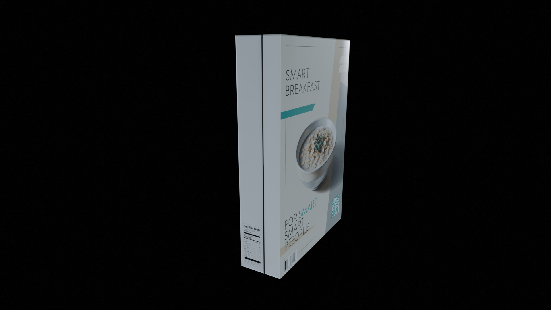 Dry breakfast and cereal-Instant Oatmeal-GAME READY PBR Low-poly 3D model_7