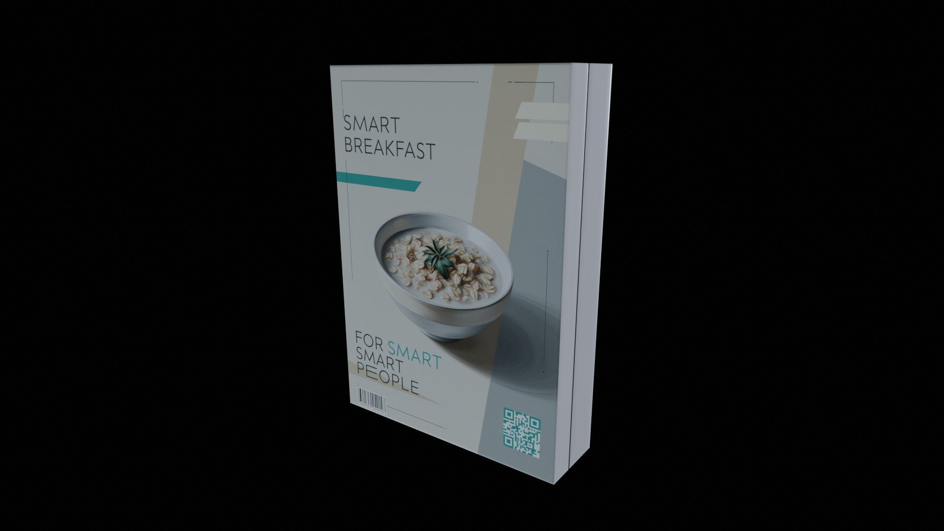 Dry breakfast and cereal-Instant Oatmeal-GAME READY PBR Low-poly 3D model_12