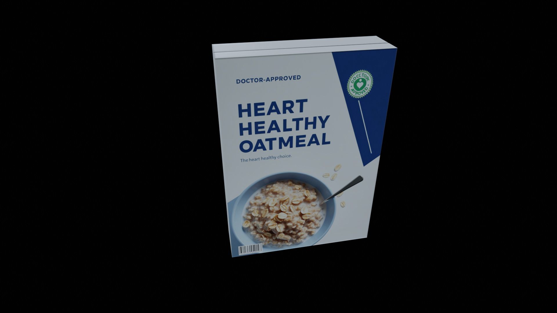 Dry breakfast and cereal-Instant Oatmeal-GAME READY PBR Low-poly 3D model_6