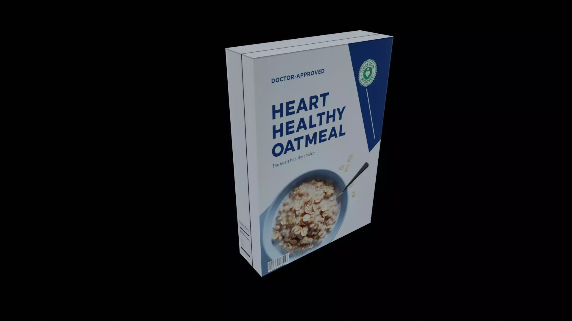 Dry breakfast and cereal-Instant Oatmeal-GAME READY PBR Low-poly 3D model_0