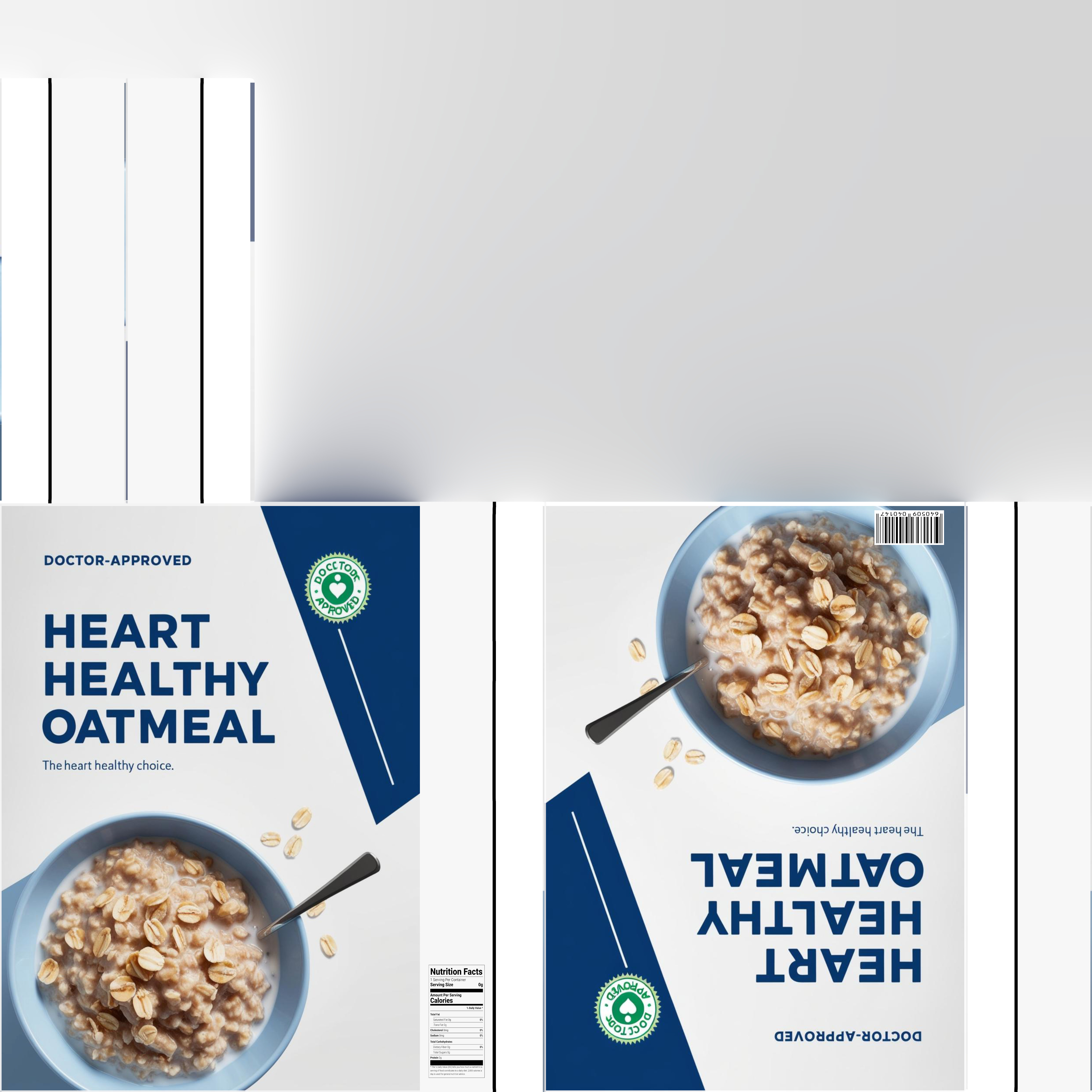 Dry breakfast and cereal-Instant Oatmeal-GAME READY PBR Low-poly 3D model_16