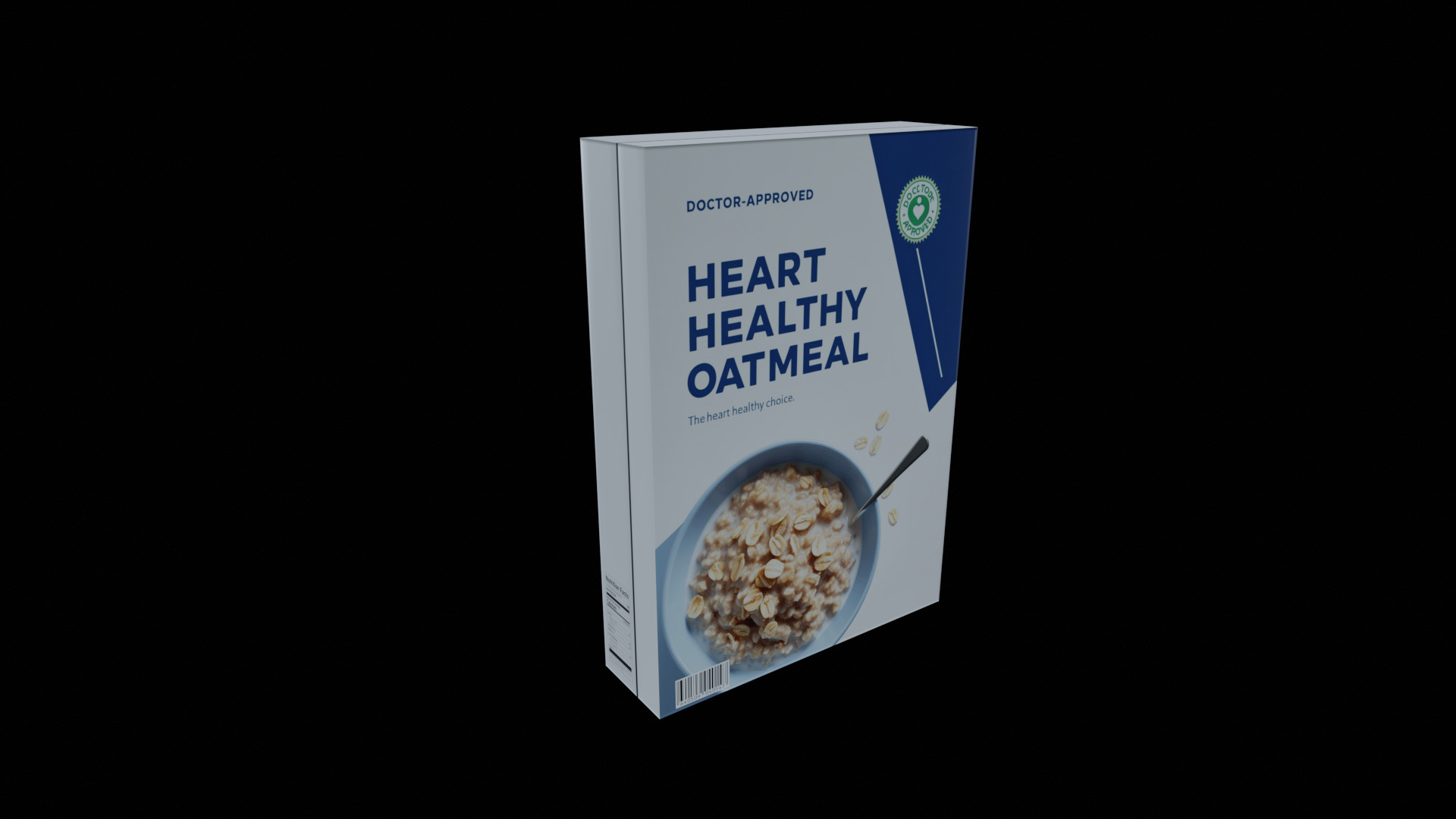 Dry breakfast and cereal-Instant Oatmeal-GAME READY PBR Low-poly 3D model_12