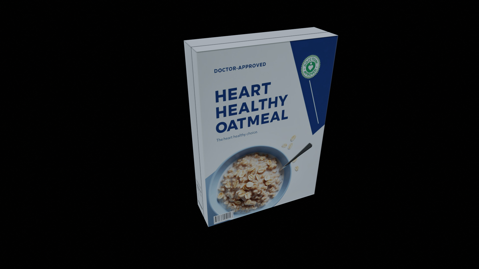 Dry breakfast and cereal-Instant Oatmeal-GAME READY PBR Low-poly 3D model_4