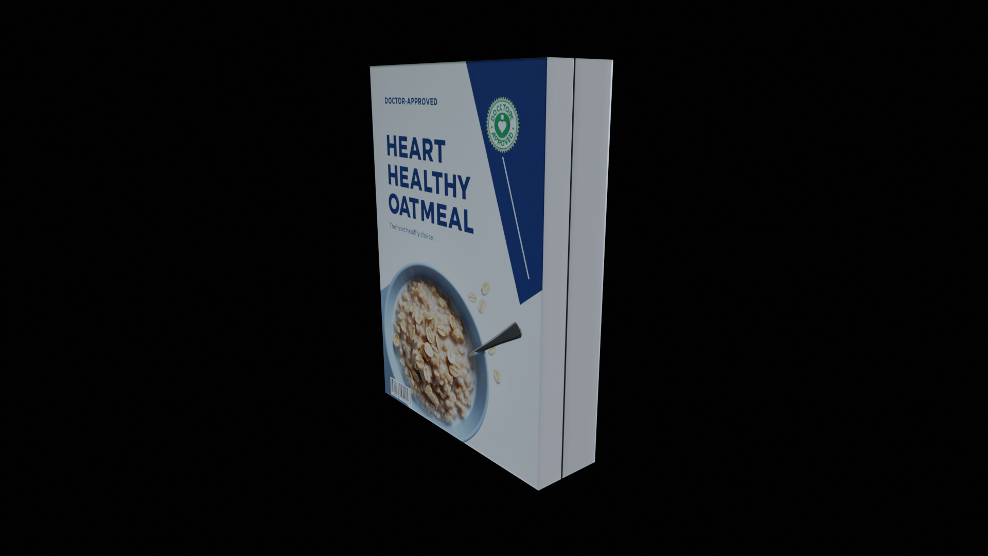 Dry breakfast and cereal-Instant Oatmeal-GAME READY PBR Low-poly 3D model_7