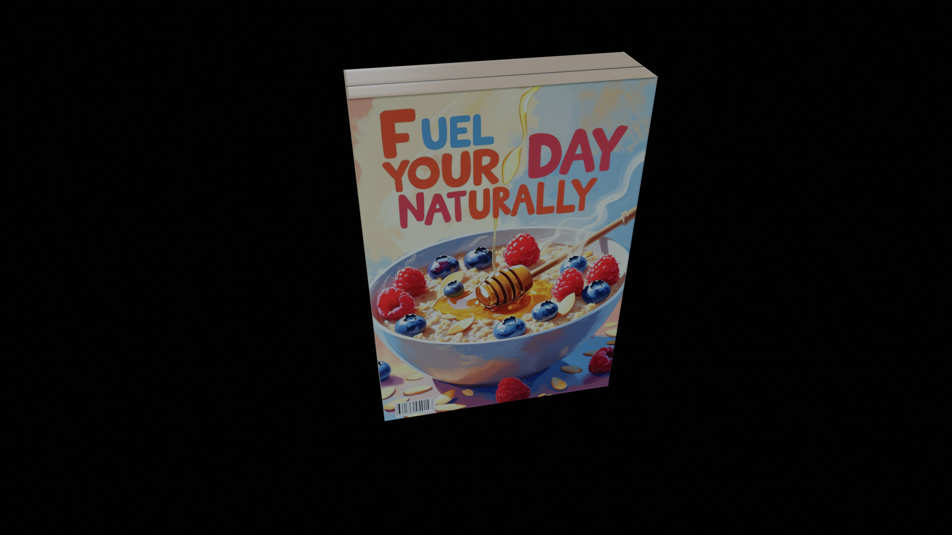 Dry breakfast and cereal-Instant Oatmeal-GAME READY PBR Low-poly 3D model_11