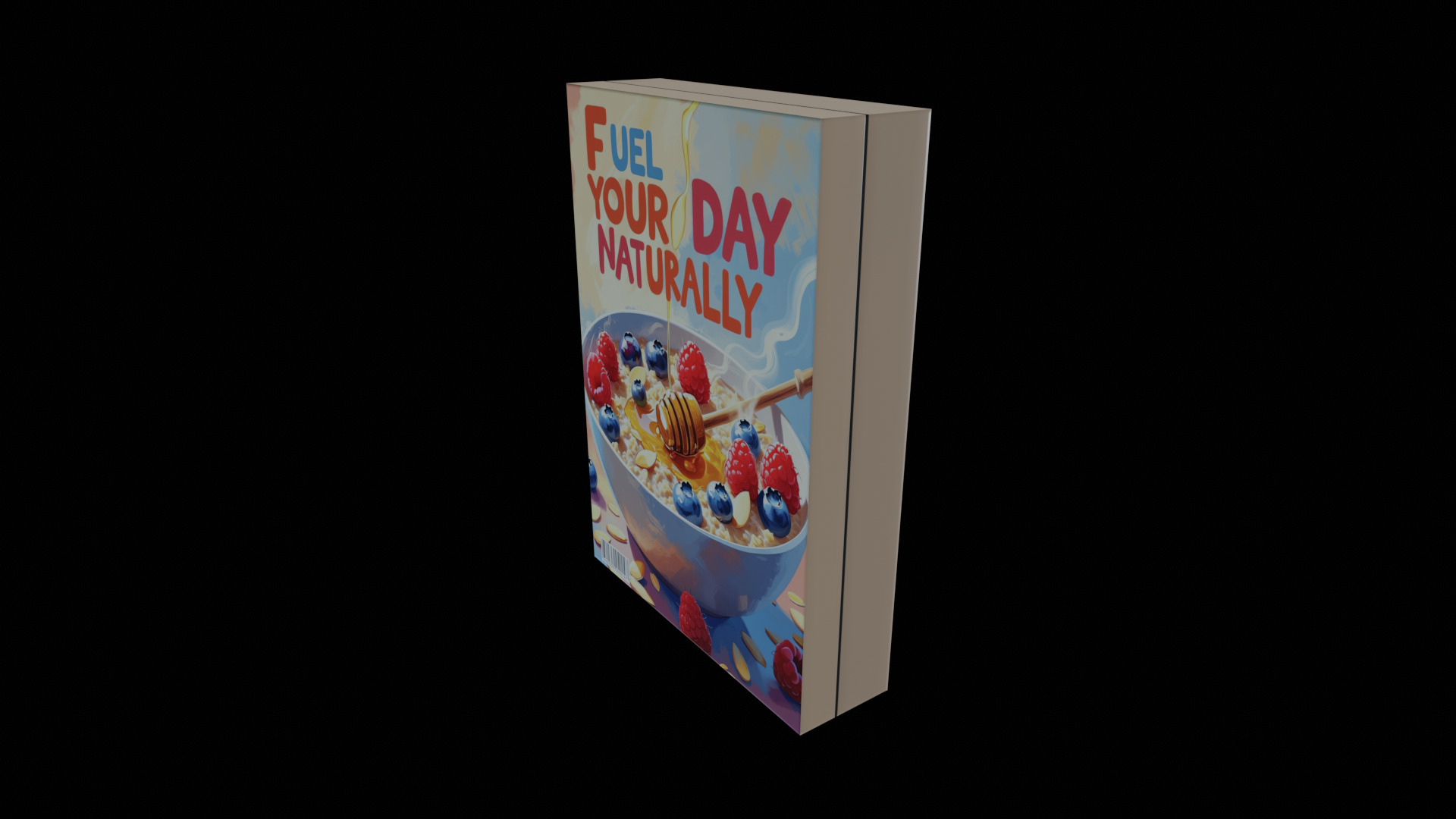 Dry breakfast and cereal-Instant Oatmeal-GAME READY PBR Low-poly 3D model_6