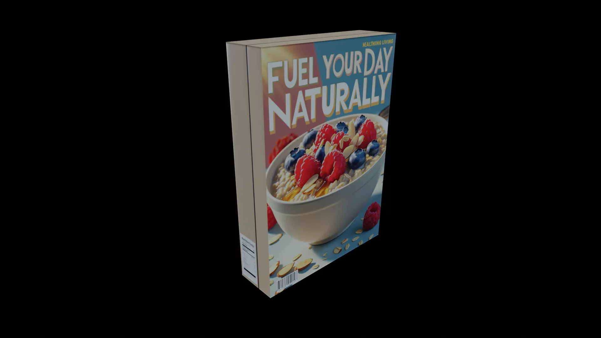 Dry breakfast and cereal-Instant Oatmeal-GAME READY PBR Low-poly 3D model_0