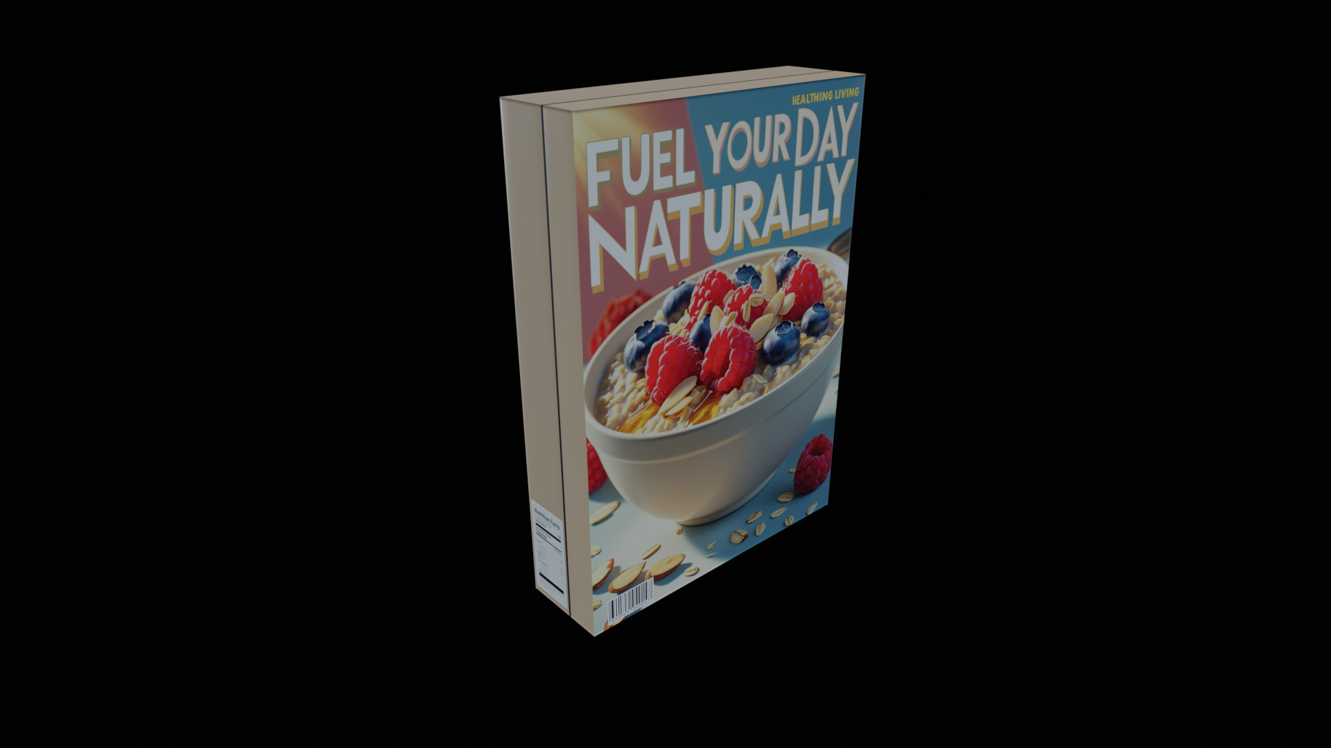 Dry breakfast and cereal-Instant Oatmeal-GAME READY PBR Low-poly 3D model_12