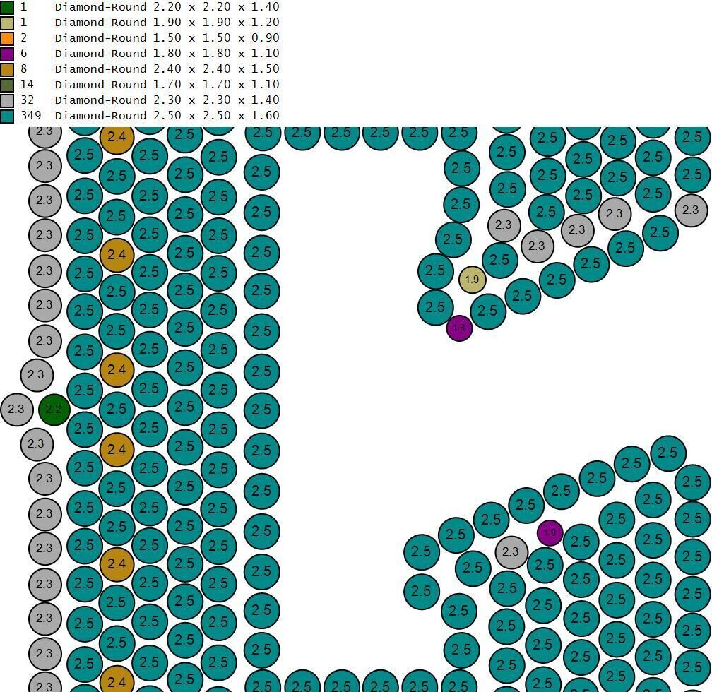 C Initial-Letter Pendant 3D print model_5