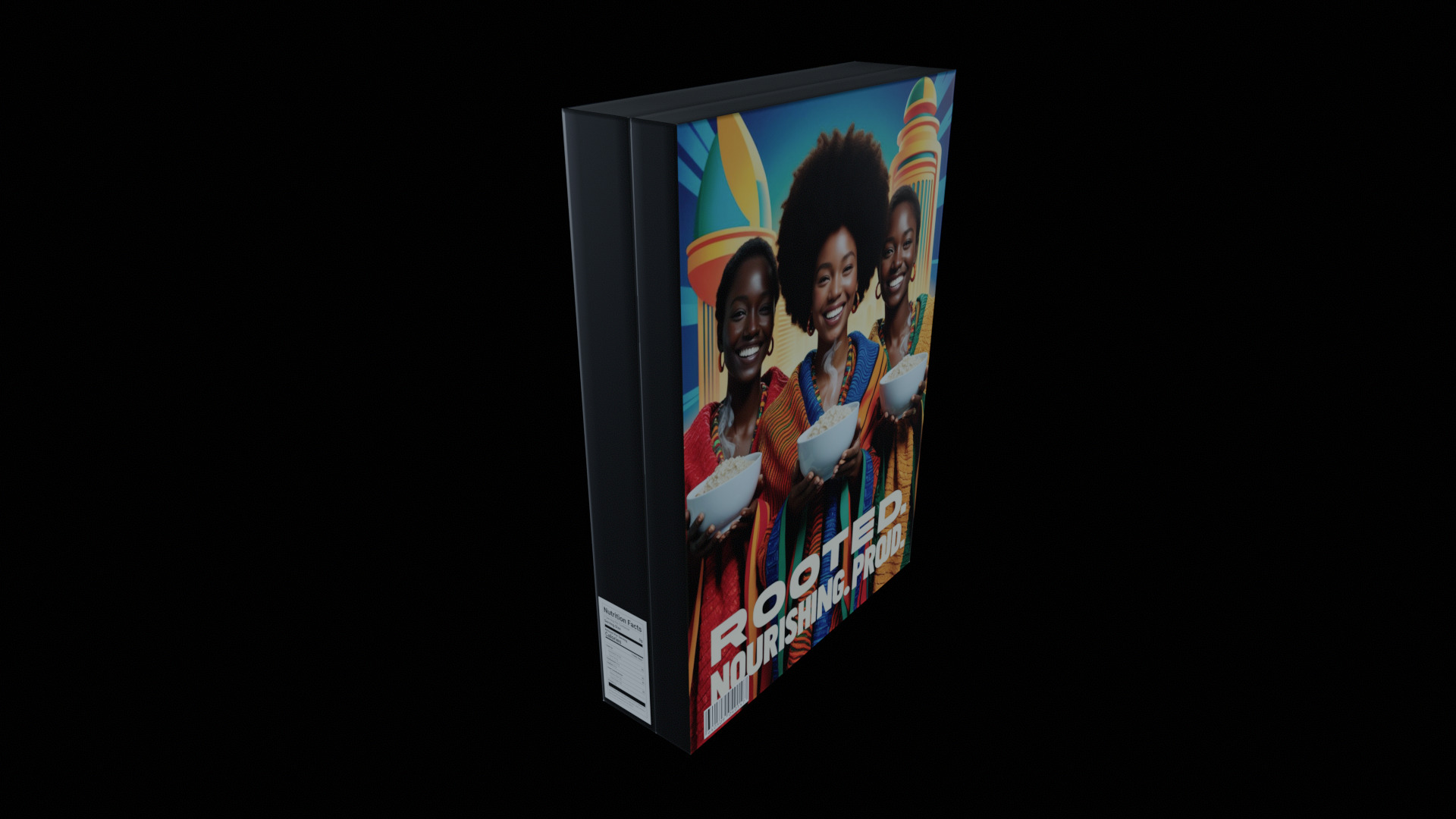 Dry breakfast and cereal-Instant Oatmeal-GAME READY PBR Low-poly 3D model_12