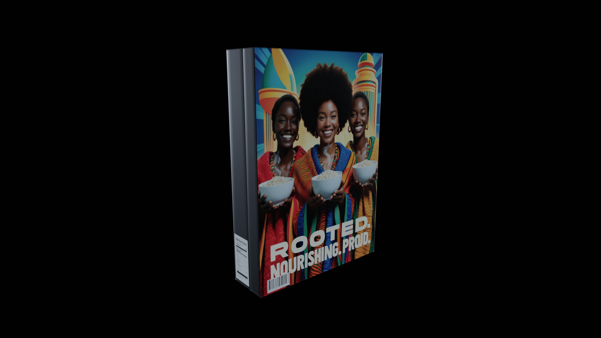 Dry breakfast and cereal-Instant Oatmeal-GAME READY PBR Low-poly 3D model_2