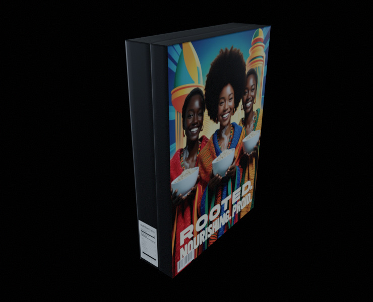 Dry breakfast and cereal-Instant Oatmeal-GAME READY PBR Low-poly 3D model_14