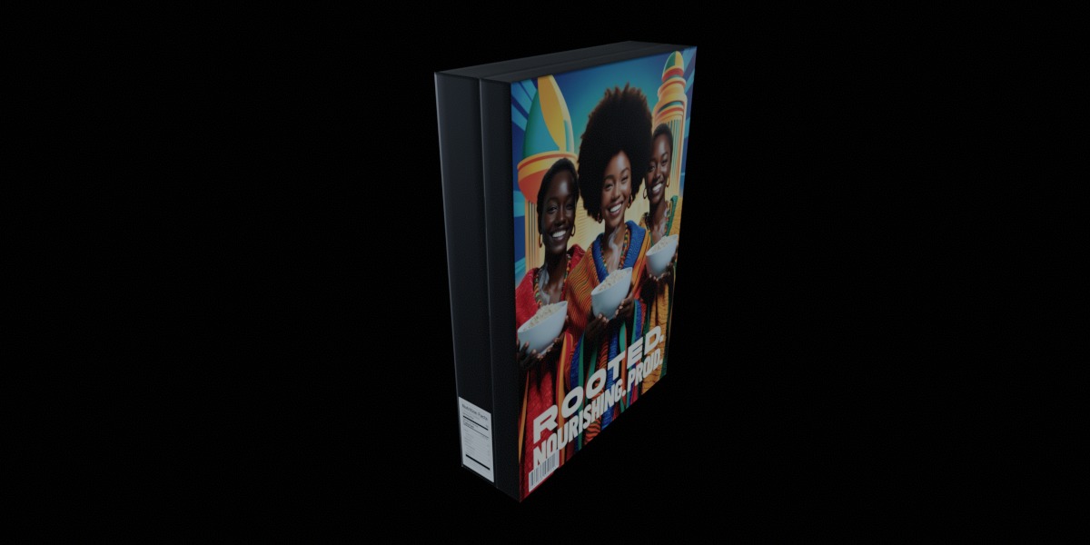 Dry breakfast and cereal-Instant Oatmeal-GAME READY PBR Low-poly 3D model_13