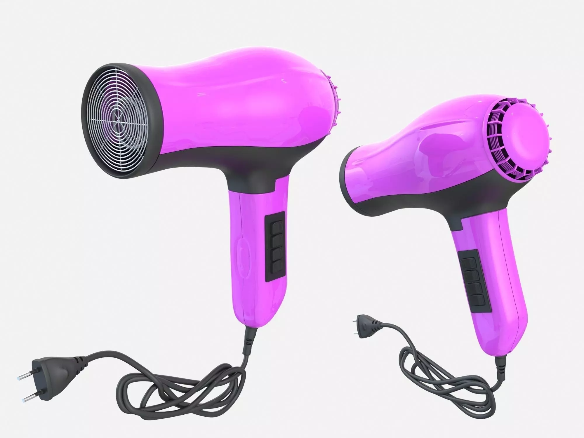 Hair Driyr 3D model_0