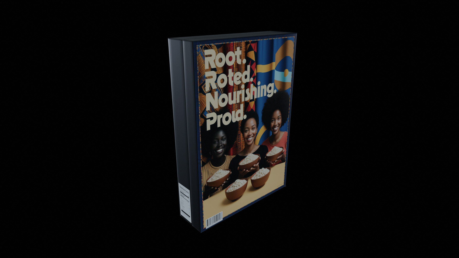 Dry breakfast and cereal-Instant Oatmeal-GAME READY PBR Low-poly 3D model_2