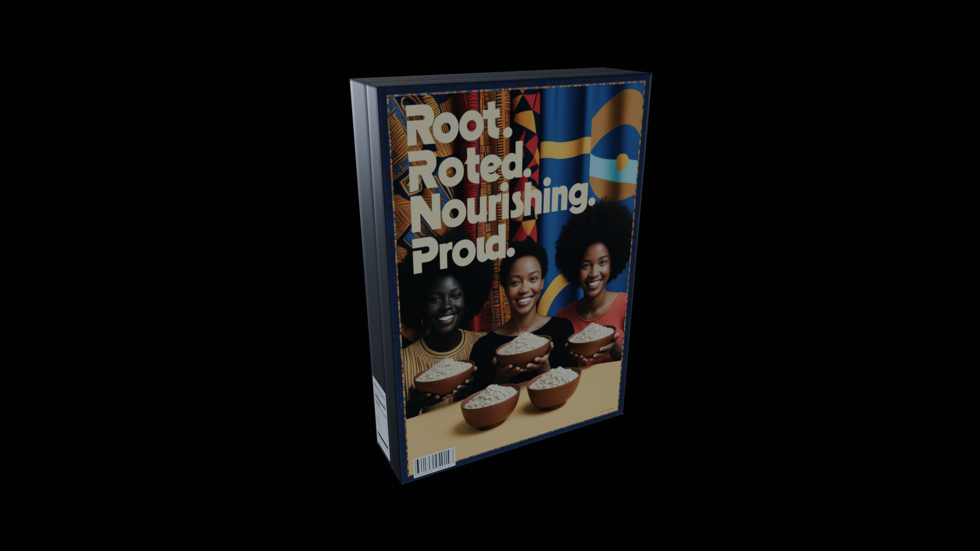 Dry breakfast and cereal-Instant Oatmeal-GAME READY PBR Low-poly 3D model_3