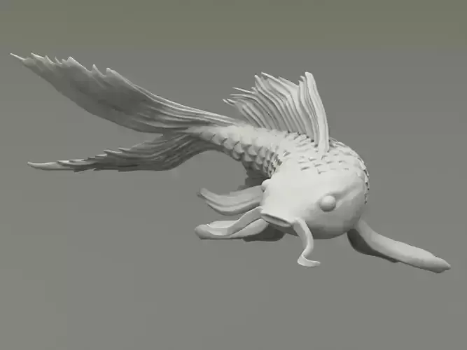 Koi Fish 3D Print Asset