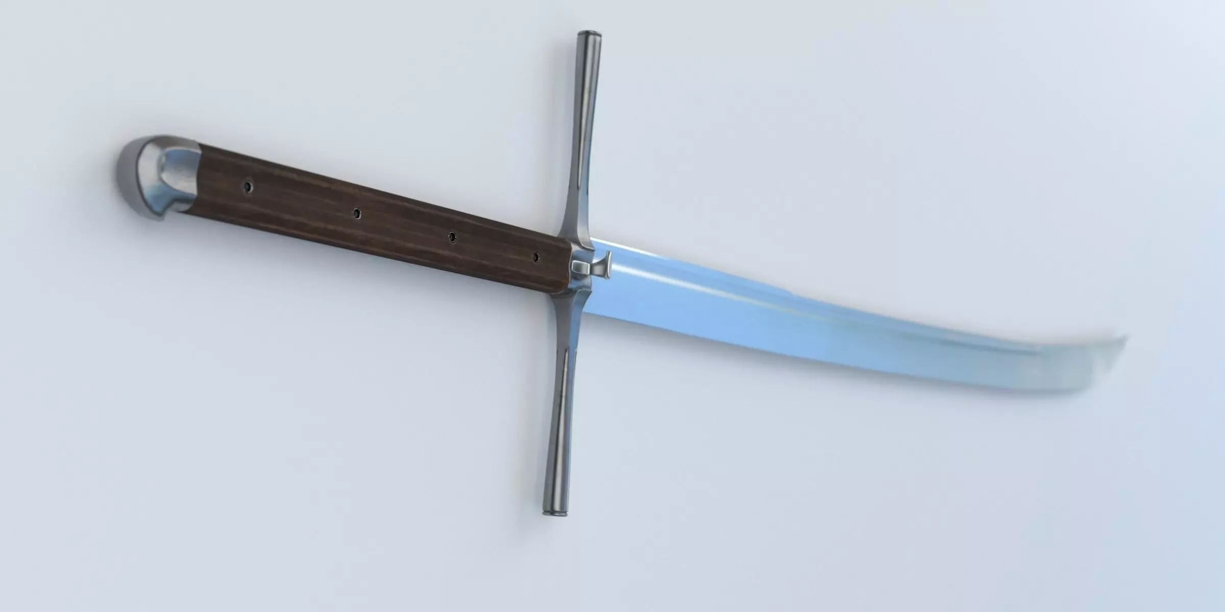 Knecht Kriegsmesser Longsword Low-poly 3D model_0