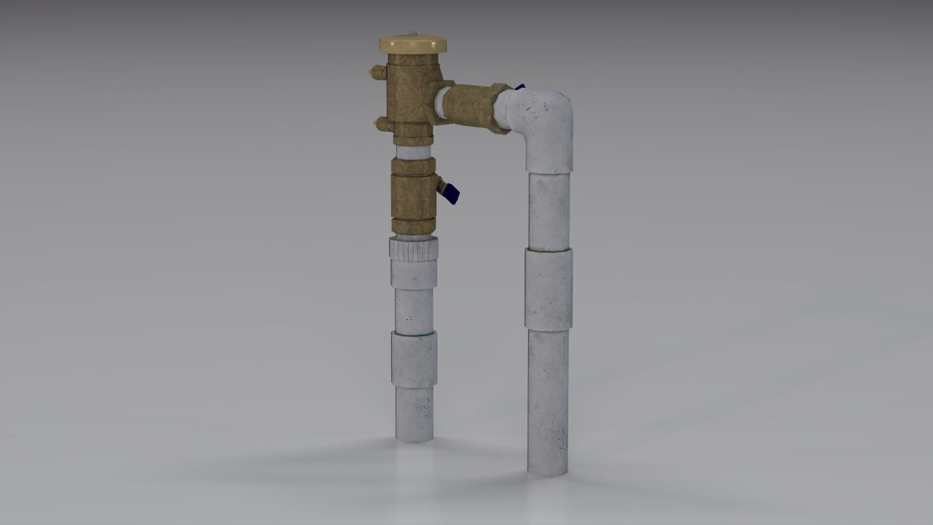 Backflow Preventer Low-poly 3D model_5