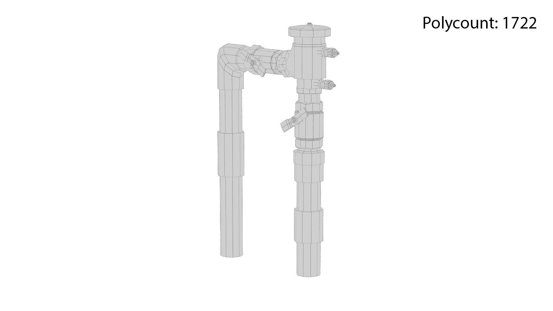 Backflow Preventer Low-poly 3D model_12