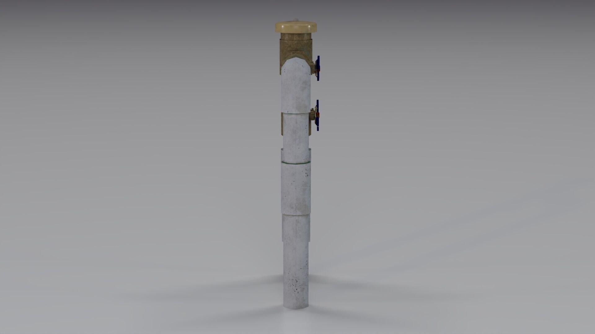 Backflow Preventer Low-poly 3D model_6