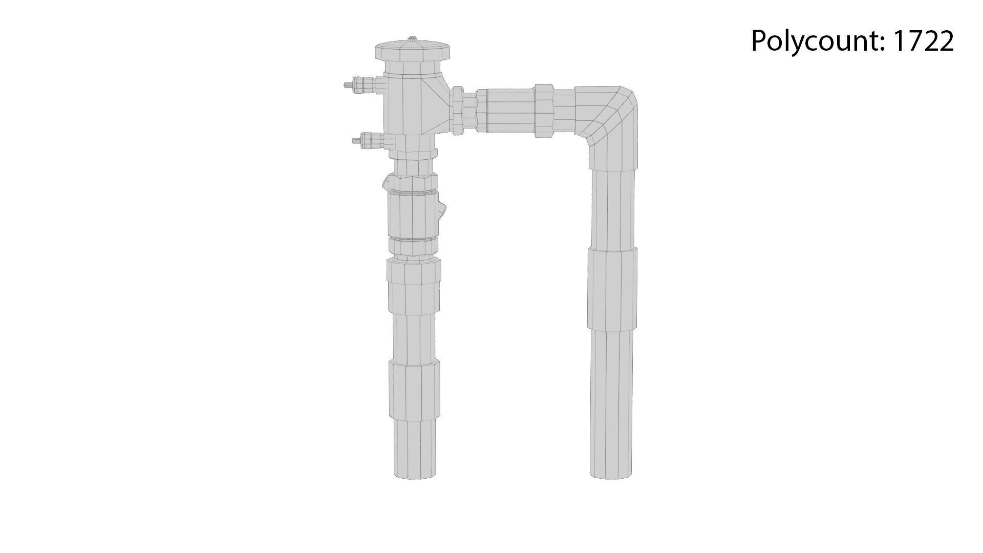 Backflow Preventer Low-poly 3D model_15